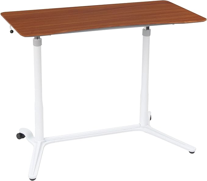 Calico Designs 51231 Sierra Height Adjustable Desk White/Cherry 37.5 Inch