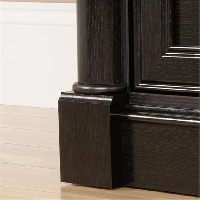 Pemberly Row 2-Drawer Lateral File Cabinet Engineered Wood Wind Oak Finish 36.8 W x 22 D x 29.7 H Full Extension Slides Patented Safety Mechanism Office Storage Furniture for Documents