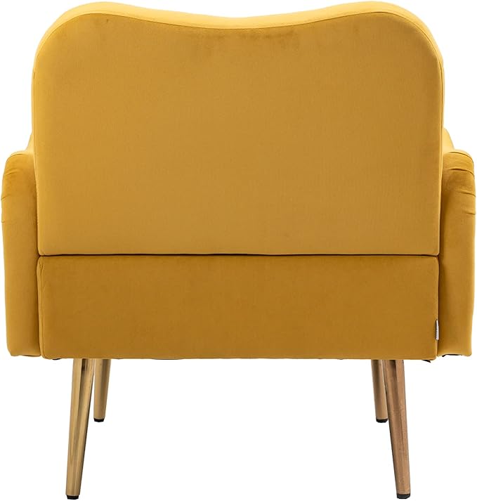 Velvet Chair Accent Chair/Living Room lesiure Chair with Metal feet