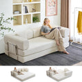 Multi-functionalcorduroy Sofa Bed Crafted from Corduroy Fabric is Ideal for Apartments and Living Rooms. Sleeper Sofa Couch Folding futon or Foldable Floor Convertible Floor Studio | Multi-functiona