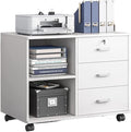 File Cabinet with Lock Office Cabinet Storage Cabinet Filing Cabinet Floor Document Cabinet Under Desk Storage(Color:B)