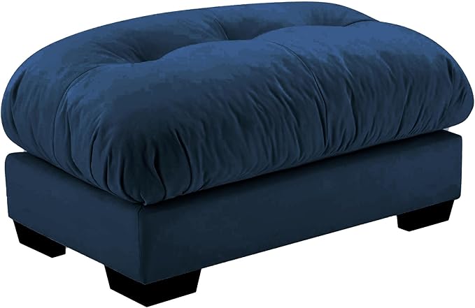 Sectional Couch Ottoman Navy Blue