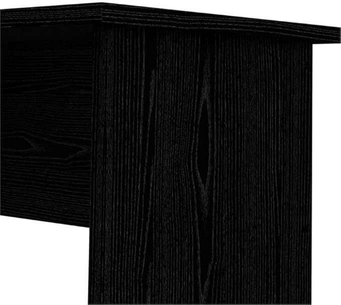 Tvilum Desk with 4 Drawers Black Woodgrain