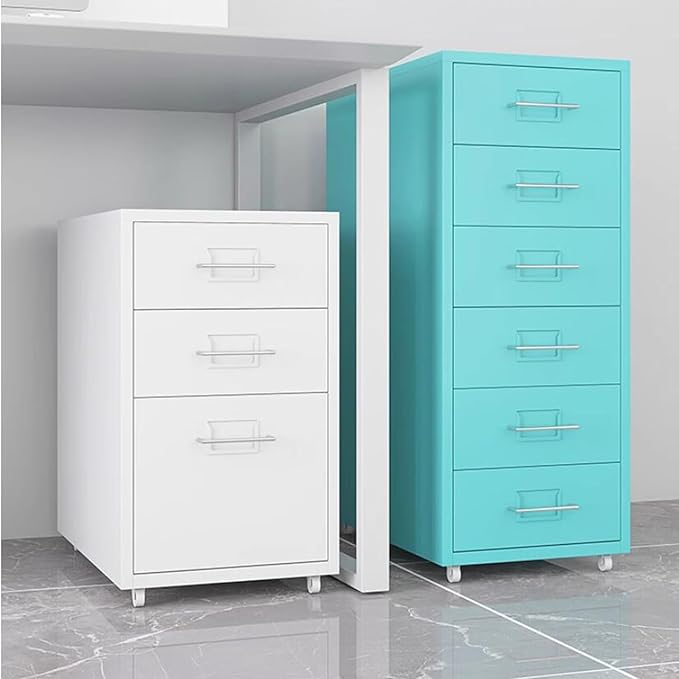 Locking File Cabinet Eight Drawer Cabinet Office Locking Storage Cabinet Iron Data Cabinet File Cabinet (Color : Purple)