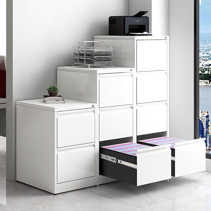 JITUIHOM Office Iron File Cabinets Hanging Cabinet Card Boxes Folders Quick-Hook Drawers Low Cabinets(ASmall)