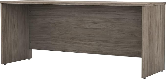 Bush Business Furniture Studio C 72W x 24D Credenza Desk in Modern Hickory