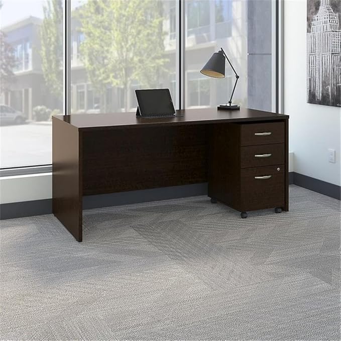 Bush Business Furniture Hustle 2 Drawer Lateral File Cabinet in Platinum Gray Document Storage Chest for Home and Professional Office