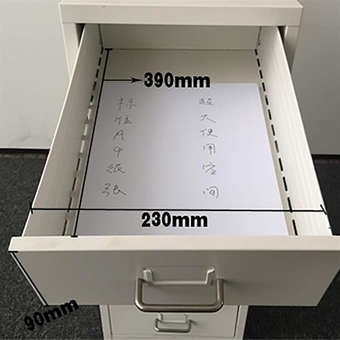 File Cabinet 6 Drawer Cabinet Office Data Cabinet Under Desk Storage Cabinet Side Cabinet (Color : A)