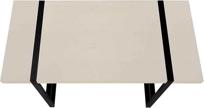 Industrial-Inspired Taupe Computer Desk 48 L Modern Laptop Workstation for Home Office