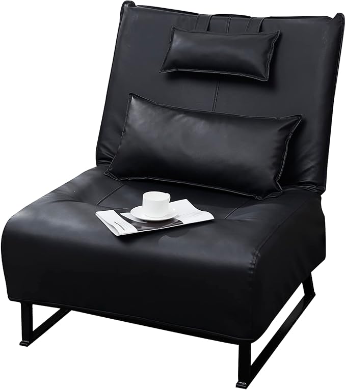 Accent Chair TV Chair Living Room ChairLazy Recliner Comfortable Fabric Leisure SofaModern High Back ArmchairBalcony Study Reading Corner Chair