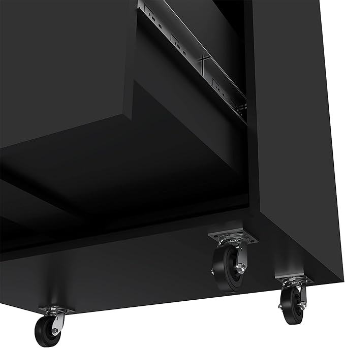 Penny Storage Cabinet | 3 Drawer Organizer with Lock &amp Wheels | Rolling File Cabinet for Office Garage Home