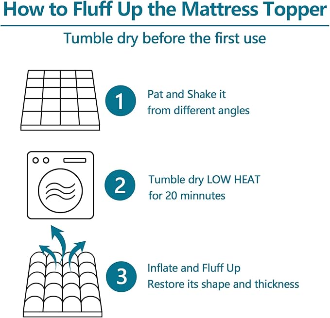 CHOKIT Twin Mattress Topper Extra Thick Pillow Top Mattress Pad for Back Pain Relief Cooling Bed Topper Mattress Cover with 8-21 Inch Deep Pocket