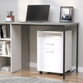 JHshop 3-Drawer File Cabinet Filing Cabinet Mobile File Cabinet Rolling File Cabinets for Home OfficeFile Cabinet Drawers on Wheels Under Desk Rolling Desk Filing Cabinet fits Letter/Legal Size