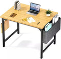 31.5-inch Oak Home Office Desk with Storage Bag and Hook EE79237