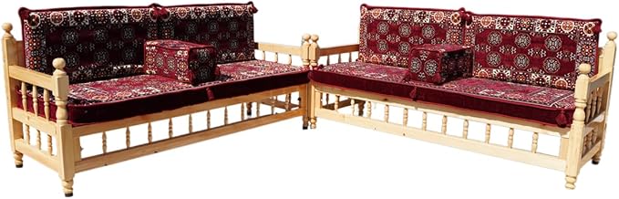 arabicsofa Moroccan Style Colorful Floor Couches – Handmade Modular Floor Cushions