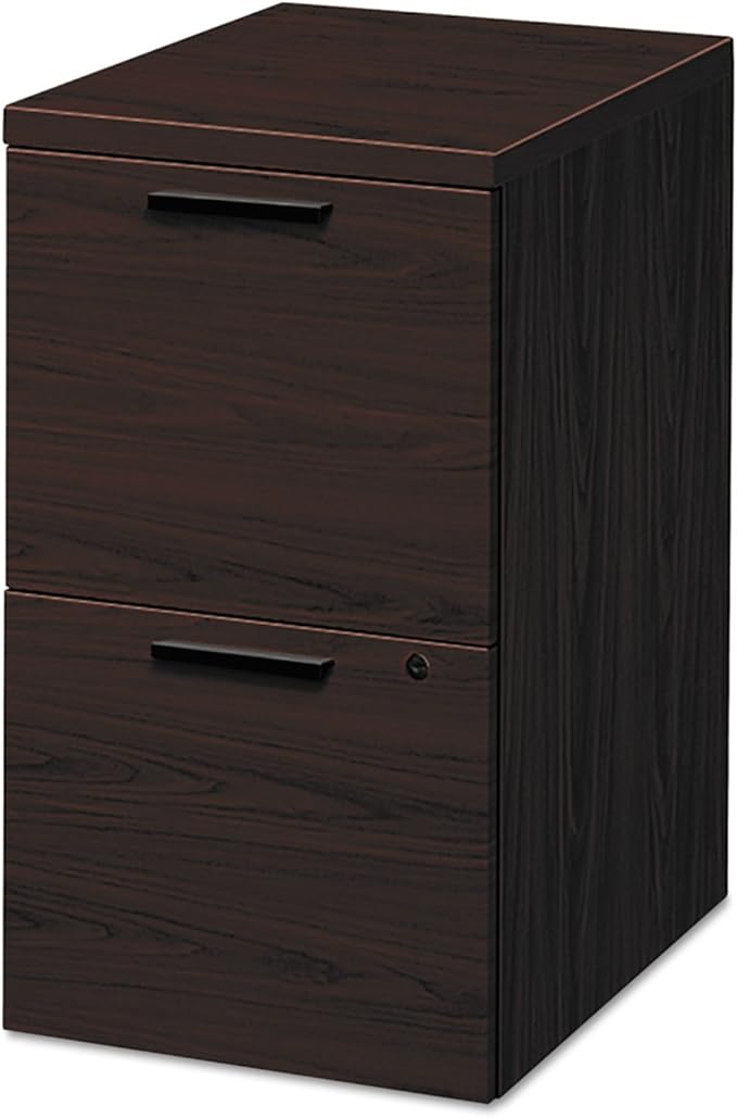 HON 10500 Series 28-Inch Mobile File Pedestal Mahogany