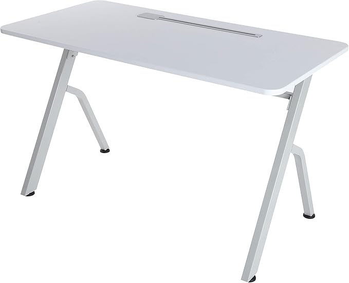 ApexDesk 47 Computer Desk Modern Simple Style Desk for Home Office Study Student Writing Desk - White