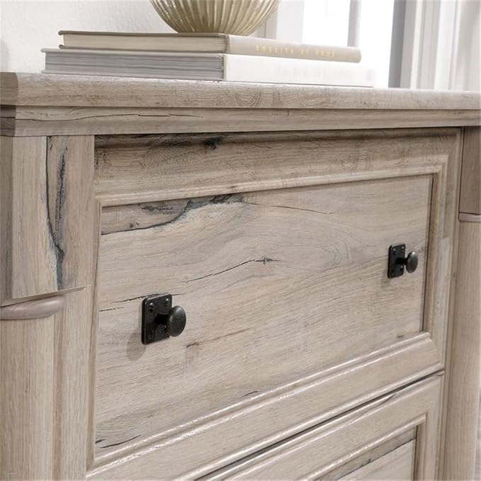 Pemberly Row 2 Drawers 29.61 Lateral Oak Engineered Wood Filing Cabinet Easy Assembly Stationary Legal/Letter Size for Home Office