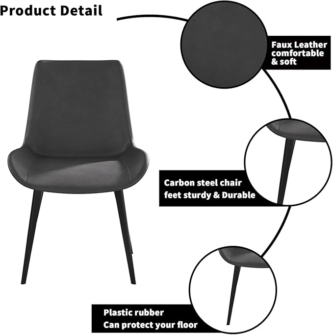 Chair The Comfy Modern Dining Chair Home &amp Kitchen Kitchen Table Chairs Modern Dining Chairs Dining Table Chairs for Home/Kitchen/Living Room Chairs Set of 4