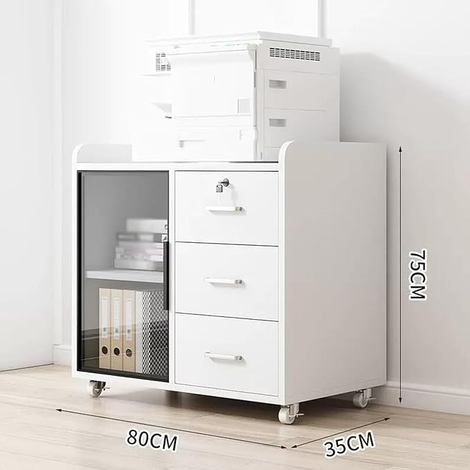Filing Cabinet Office Cabinet Side Cabinet Side Cabinet Mobile Cabinet Floor Printer Cabinet Pantry Cabinet (Color : C)