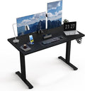 48 * 24 Electric Standing Desk Adjustable Height Sit Stand Up Desk Motorized Home Office Computer Gaming Workstation Desk