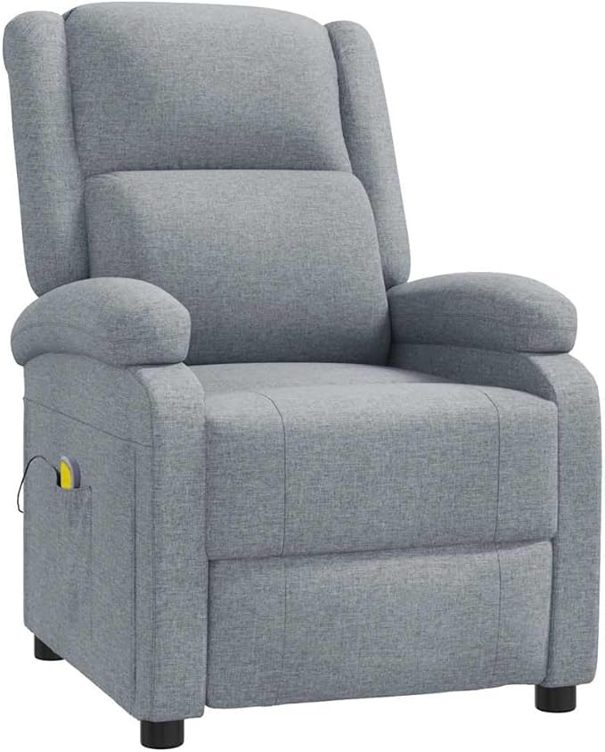 Massage Chair Light Gray Electric Recliner Lift Power Choice Room Chairs