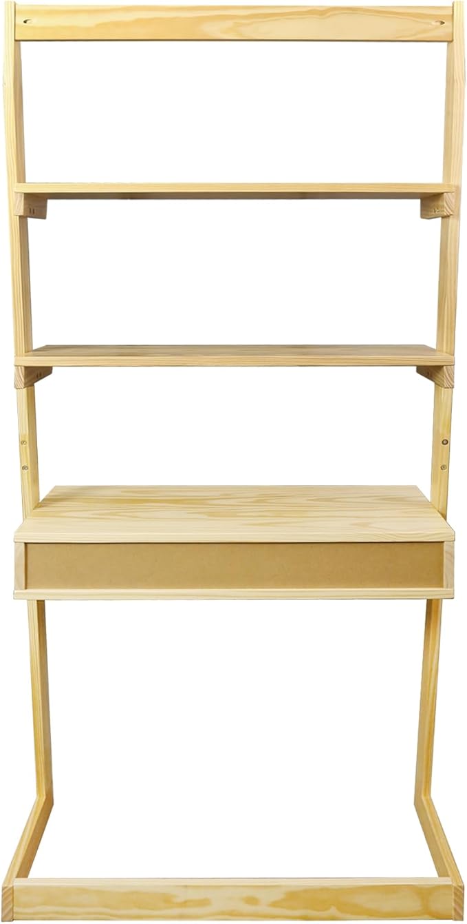 American Trails Freestanding Ladder Desk with Drawer Natural