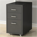 Mobile Metal Filing Cabinet Bathroom Cabinets Craft Storage Organization Locking Storage Dresser Cabinet with Wheels Makeup Drawer Unit for Closet/Bedroom/Office