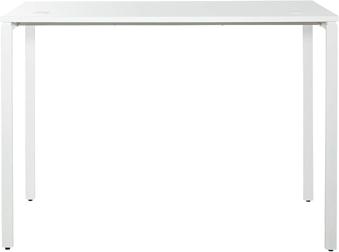 OSP Home Furnishings Prado Home Office Writing Desk 60 Inches Wide x 42 Inches High White
