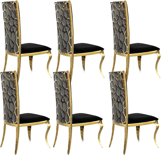Velvet Dining Chairs with Gorgeous Gold Curved LegsModern Upholstered Dining Room Chairs for TableLiving RoomDining RoomOfficeWhite Luxury Kitchen Chairs