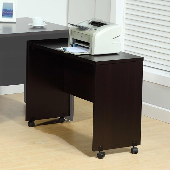 Printer Mobile Stand Computer Desk Home Office Desk - Red Cocoa