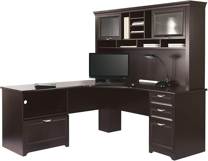Realspace® Magellan Performance Collection L Desk 30H x 70 9/10W x 23 1/5D Espresso