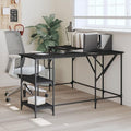 Desk Black 139x139x75 cm Engineered Wood|Computer DeskOffice Work DeskLapT O P Table for student and workerStudy TableWriting Desk for BedroomHomeOffice