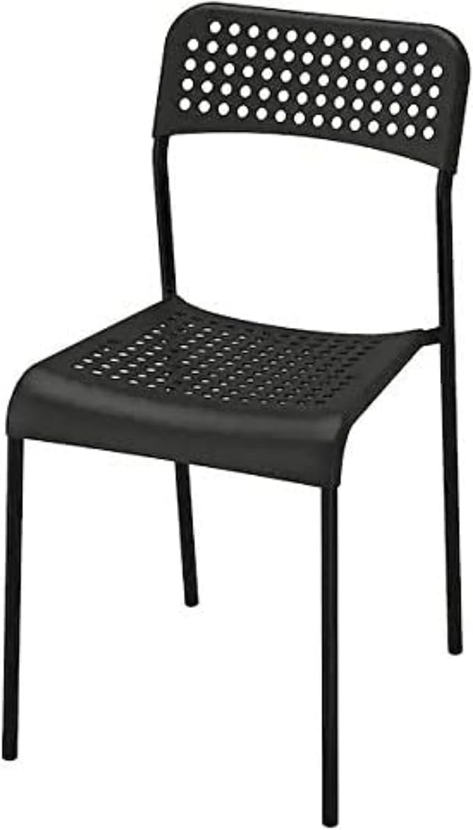 Ikea ADDE Chair Black(Pack of 2)