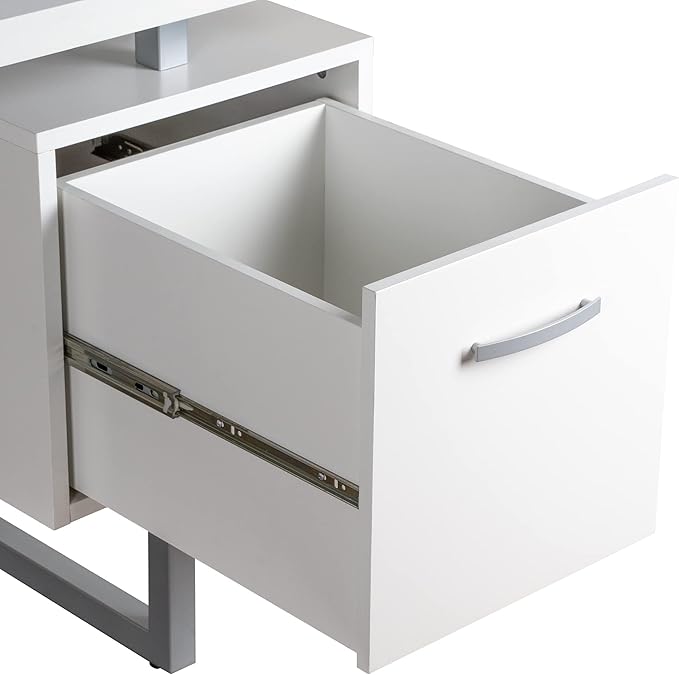 60 White Study Writing Home Office Desk