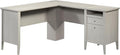 Sauder Larkin Ledge L-Desk Glacier Oak Finish