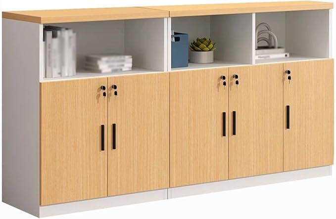 Office Short Cabinet with Lock File Office Data Filing Cabinets(B200x40x120cm)