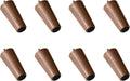 HULALA HOME 8 High Legs for Sectional Sofa Couch Walnut