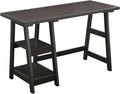 Convenience Concepts 090107ES Trestle Desk Espresso