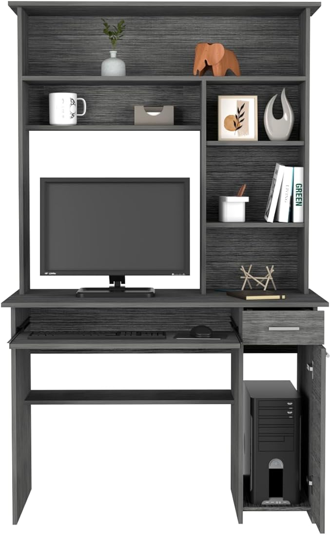 Home Office Desk Computer Desk Acequia Office Smokey Oak