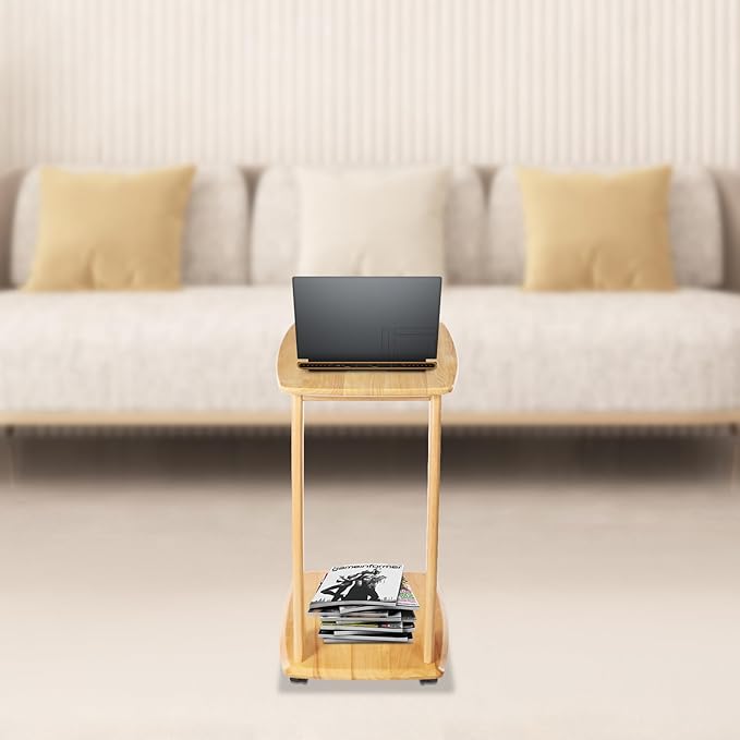 Mobile Office Computer Desk Home Improvement Building Materials/Commercial Office Furniture 46x35x63cm- Wood Color