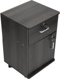 Under Desk Mobile File Cabinet Enhanced Safety Multiple Drawers Mobile File Cabinet for Home (Walnut Color)
