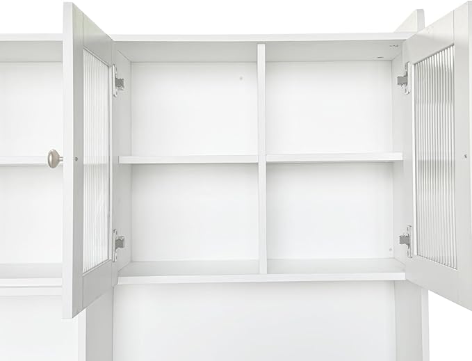 Computer Desk with 90 Degree Rotating Desktop Corner Home Office Desk with Storage Hutch and Drawers for Writing Gaming Bedroom Living Room Home Decor (Style-12)