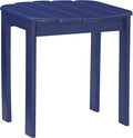 Linon Jayde Blue Adirondack Outdoor Accent Table