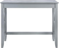 SAFAVIEH Home Collection Kaytee Brown Computer Table Office Desk DSK5713B Distressed Grey