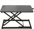 Standing Desk Converter Height AdjustableKeyboard Riser for Stand Up Desk Riser Easy Lift Height Converter Computer Workstations Home Office Study Room Portable Small Table Black Size 23.6 Inch D