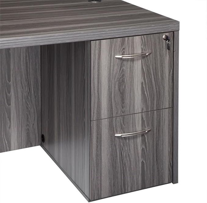 Safco Mayline AFF26LGS Aberdeen 26D Pedestal FF for use with Desk sold separately Gray Steel Tf