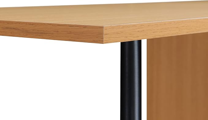 OSP Home Furnishings Denmark Writing Desk with Lockdowel Fastening System Natural
