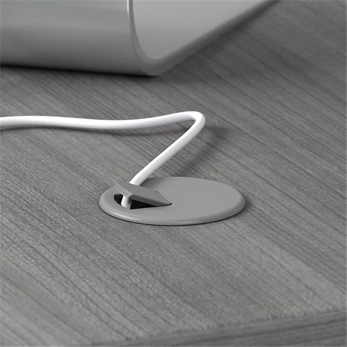 Bush Business Furniture Studio C 60W x 30D L Shaped Desk with 42W Return in Platinum Gray L Workstation for Home or Professional Office