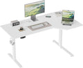Mericonia L-Shaped Standing Desk with Cable Management Corner Stand Up Desk Electric Adjustable Computer Desk for Home Office Work